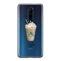 But first coffee: OnePlus 7 Pro Transparant Hoesje But first coffee: OnePlus 7 Pro Transparant Hoesje