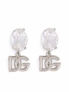 Dolce & Gabbana boucles d'oreilles à ornements en cristal - Argent