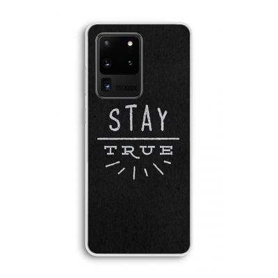 Stay true: Samsung Galaxy S20 Ultra Transparant Hoesje
