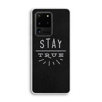 Stay true: Samsung Galaxy S20 Ultra Transparant Hoesje