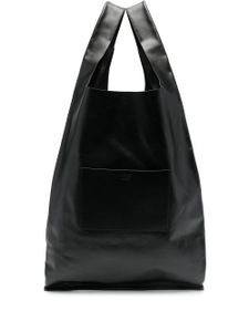 Jil Sander sac cabas Market en cuir - Noir