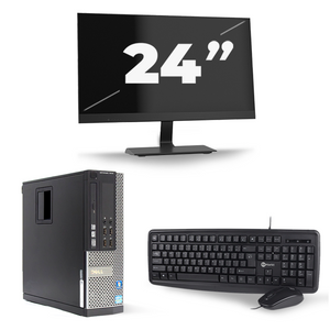 Dell Optiplex 7010 SFF - Intel Core i7-3e Generatie - 16GB RAM - 256GB SSD - Windows 10 + 1x 24 inch Monitor
