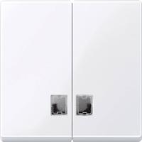 Merten 438525 Wisselschakelaar Afdekking System M Wit 1 stuk(s)