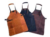 Barbecueschort - Lederen Schort - 81 x 56 cm