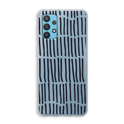 Moroccan stripes: Samsung Galaxy A32 4G Transparant Hoesje