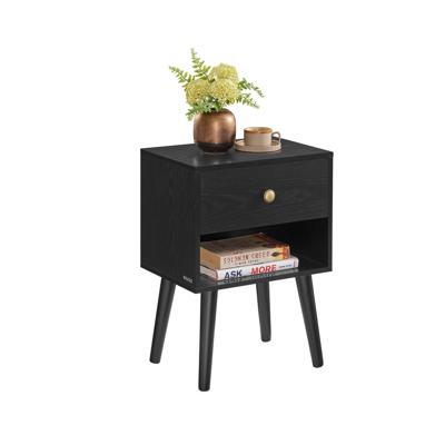 Nachtkastje met lade en open plank