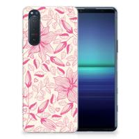 Sony Xperia 5II | TPU Case | Pink Flowers