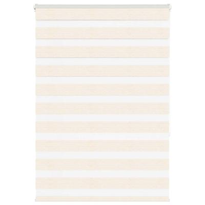 VidaXL Zebra rolgordijn 110x150 cm stofbreedte 105,9 cm marmerbeige