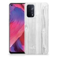 OPPO A93 5G | Bumper Hoesje | White Wood