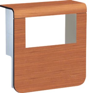 Afdekkap voor outlet, 80mm kersen