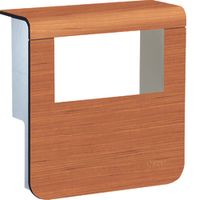 Afdekkap voor outlet, 80mm kersen
