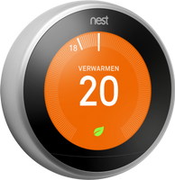 Google Nest Learning Thermostat thermostaat WLAN Roestvrijstaal - thumbnail