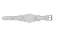 Horlogeband Fossil CH2592 Onderliggend Leder Wit 22mm