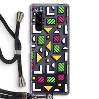8-bit N°4: Sony Xperia 5 Transparant Hoesje met koord