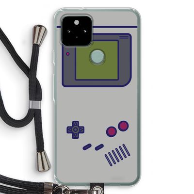 Game On: Pixel 5 Transparant Hoesje met koord