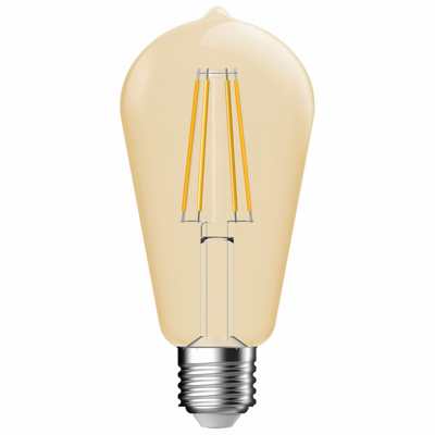 ST64 Led lamp 4W Goud 400 lumen Dimbaar 2500K