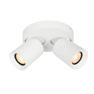 Artdelight Ronde plafondlampMegano 2-lichts wit - PL MEGANO2-RO WI