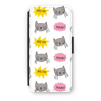 Meow: iPhone SE 2020 Flip Hoesje