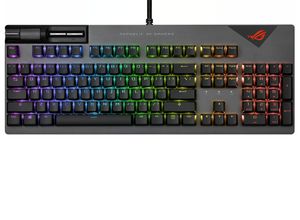 ASUS ROG STRIX FLARE II toetsenbord Gamen USB QWERTY Amerikaans Engels Zwart