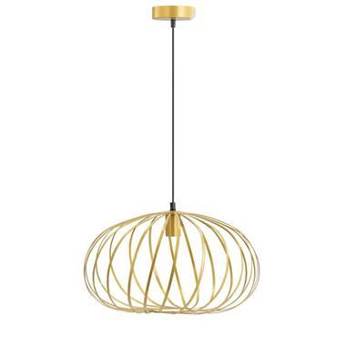 Hanglamp Pamplona E27 - goudkleur - 25xØ45,5 cm - Leen Bakker