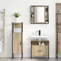 3-delige Badkamer Meubelset van Sonoma Eiken