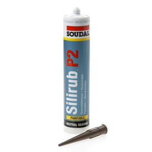 Soudal Silirub P2 bruin 310ml