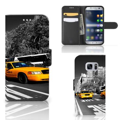 Samsung Galaxy S7 | Flip Cover | New York Taxi