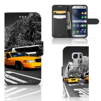 Samsung Galaxy S7 | Flip Cover | New York Taxi