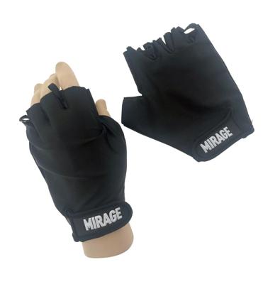 Mirage lycra handschoen maat xl gel zwart korte vinger op kaart