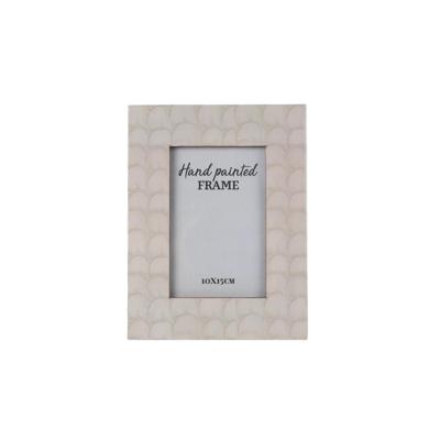 Fotolijst Masie 16x21.5x1 cm Hout/Emaille/Wit
