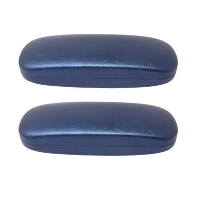 Brillenkoker - 2x - blauw - universeel - hard kunststof - bril beschermen Brillenkoker - 2x - blauw - universeel - hard kunststof - bril beschermen
