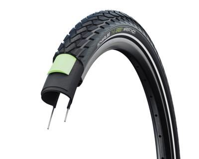 Schwalbe Voorvork 28x1.25 green marathon