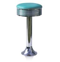 Bel Air Bar Stool BS-27 Turquoise -Hout Bel Air Bar Stool BS-27 Turquoise -Hout
