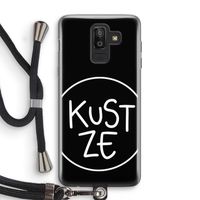 KUST ZE: Samsung Galaxy J8 (2018) Transparant Hoesje met koord