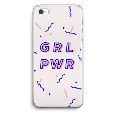 GRL PWR: iPhone 5 / 5S / SE Transparant Hoesje