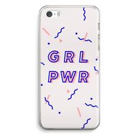 GRL PWR: iPhone 5 / 5S / SE Transparant Hoesje