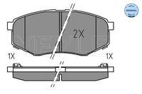 Remblokkenset, schijfrem 0252518718 - thumbnail