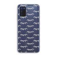 Wimpers: Samsung Galaxy A03s Transparant Hoesje