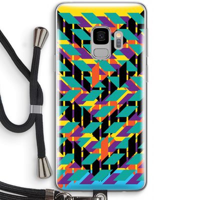 Skew Bee 1: Samsung Galaxy S9 Transparant Hoesje met koord