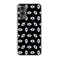 Eyes pattern: OnePlus Nord 2 5G Transparant Hoesje