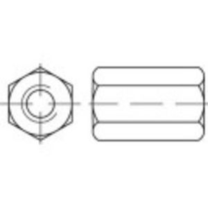 TOOLCRAFT 1067132 Lange zeskantmoeren M10 DIN 6334 RVS A4 10 stuk(s)