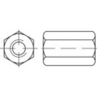 TOOLCRAFT 1067132 Lange zeskantmoeren M10 DIN 6334 RVS A4 10 stuk(s)