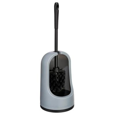 5Five WC en toiletborstel met houder - grijs - kunststof - 40 cm - badkamer