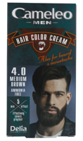 Cameleo Men Hair Color Cream 4.0 Medium Brown