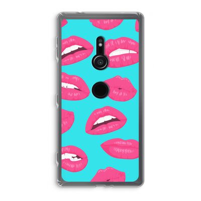 Bite my lip: Sony Xperia XZ2 Transparant Hoesje