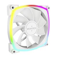 MONTECH RX120 PWM ARGB PC-ventilator Wit, Grijs (b x h x d) 120 x 120 x 25 mm