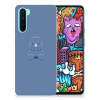 OnePlus Nord Telefoonhoesje met Naam Baby Rhino - thumbnail