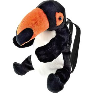 Knuffel rugzakje/rugtasje toekan vogels 32 cm knuffels kopen