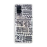 Marrakech print: Galaxy A51 4G Transparant Hoesje