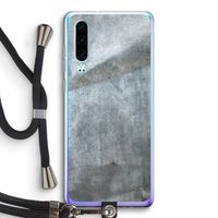 Grey Stone: Huawei P30 Transparant Hoesje met koord